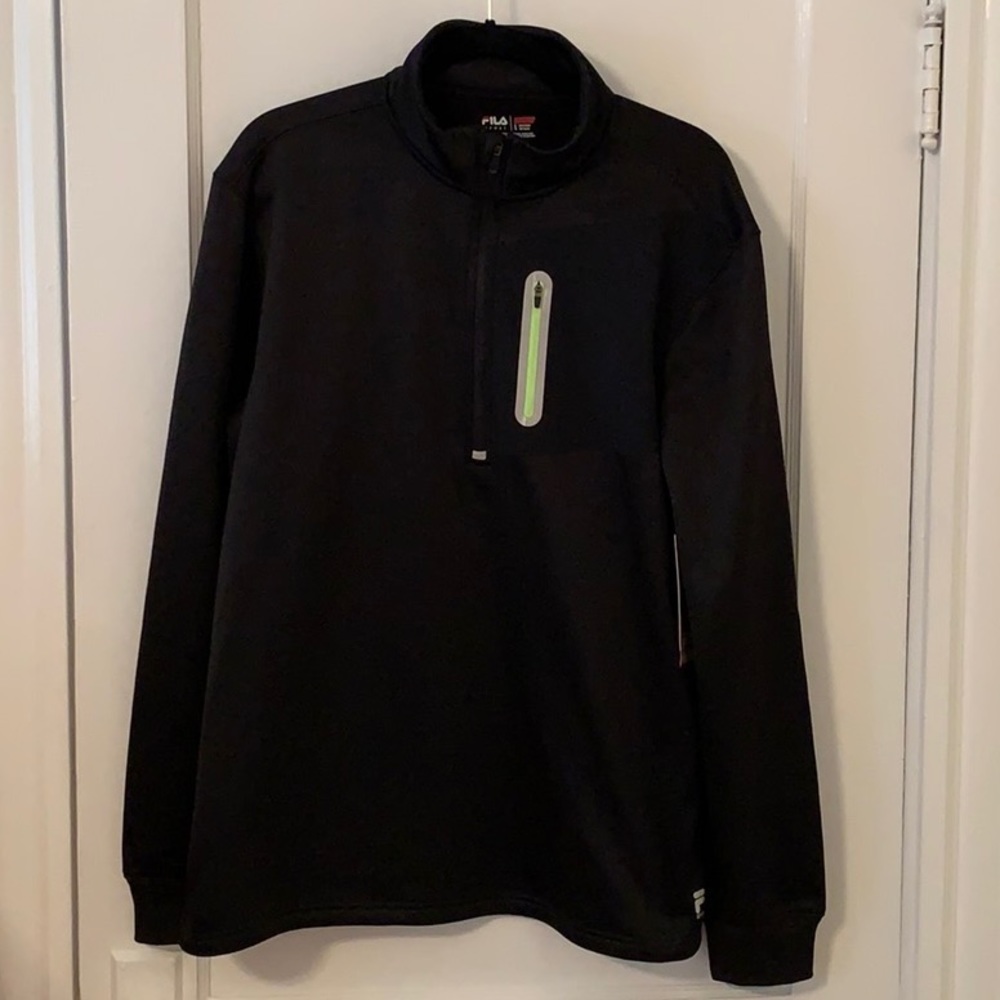 Fila Sport Black Pullover Large NWT